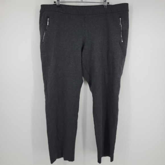 Lane Bryant Womens Womens Gray Sweatpants With Zipper Pockets Size 18/22 - Picture 3 of 10